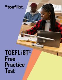 Cobertura de preparação para o Teste Prático Gratuito do TOEFL - Uma jovem tira apontamentos na aula