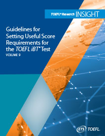 descarregar Diretrizes para Definir Requisitos de Pontuação Úteis para o Teste TOEFL iBT