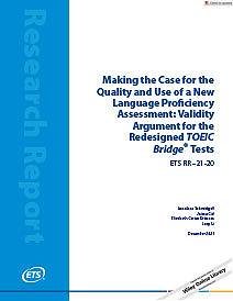 Read Defendendo a Qualidade e Utilização de um Novo Argumento de Validade da Avaliação de Proficiência Linguística para os Testes Ponte TOEIC redesenhados