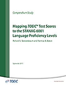 saiba mais sobre Mapear as Pontuações dos Testes TOEIC para os Níveis de Proficiência Linguística STANAG 6001