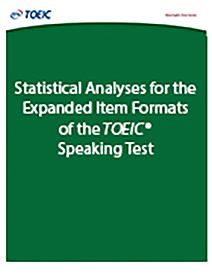 leia mais sobre Análises Estatísticas para os Formatos Expandidos de Item do Teste de Fala TOEIC®