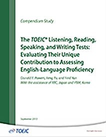 ead mais sobre os Testes de Escuta, Leitura, Fala e Escrita do TOEIC: Avaliando a Sua Contribuição Única para a Avaliação da Proficiência em Inglês