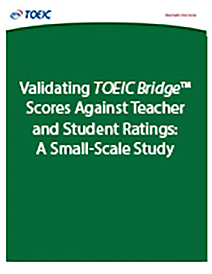 leia mais sobre Validação das Pontuações da TOEIC Contra as Avaliações de Professores e Alunos: Um Estudo de Pequena Escala