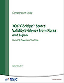 leia mais sobre as Pontuações TOEIC: Evidências de Validade da Coreia e Japão