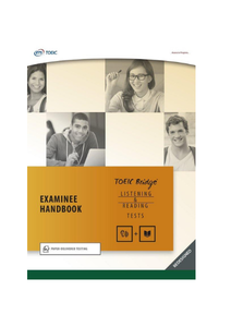 Manual do Exame de Escuta e Leitura do TOEIC Bridge